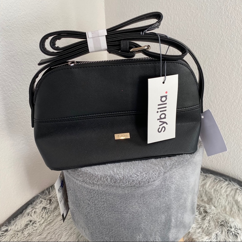 NWT Black cross body purse shoulder bag